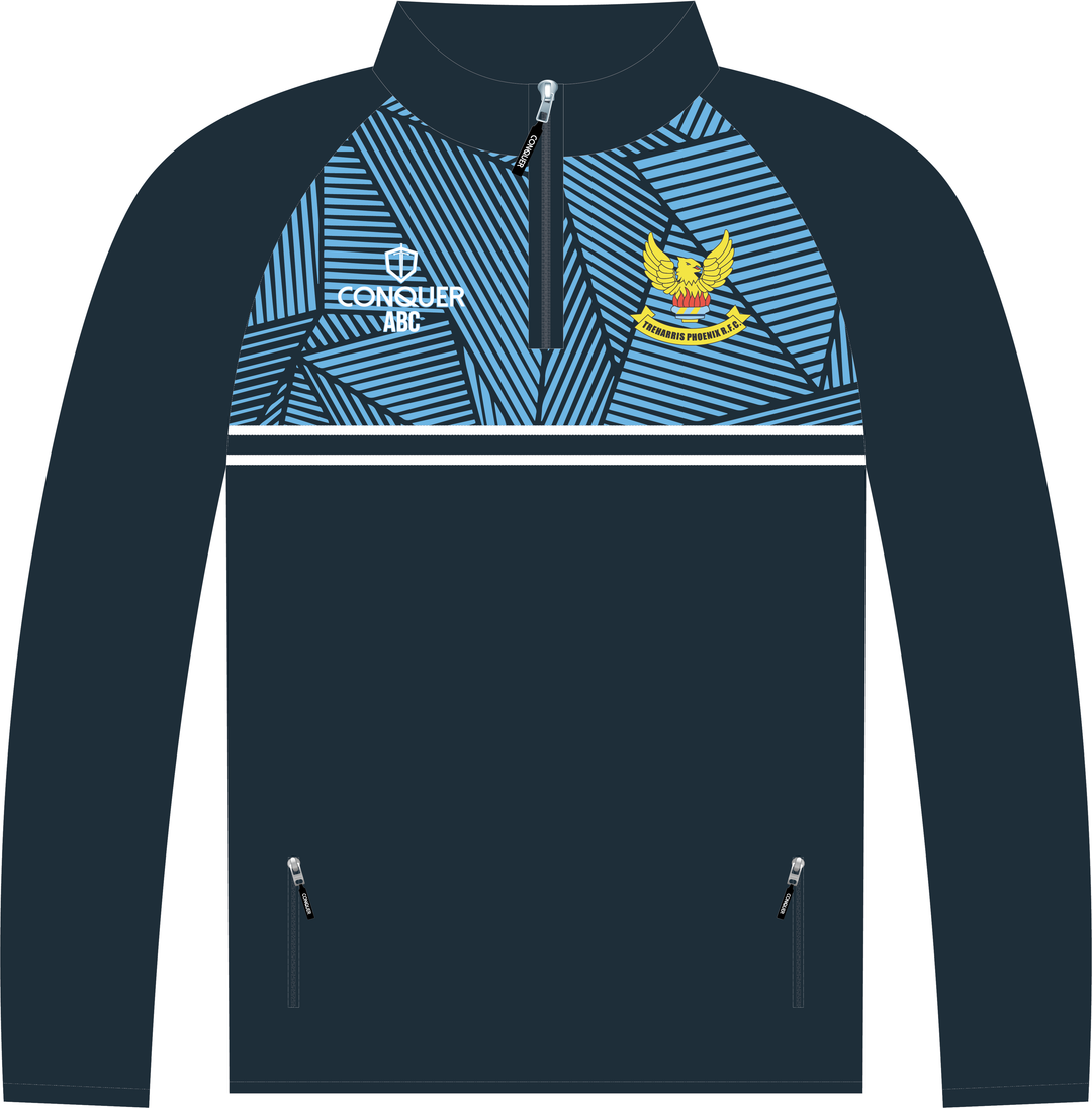 Treharris RFC U9s 1/4 Zip Midlayer
