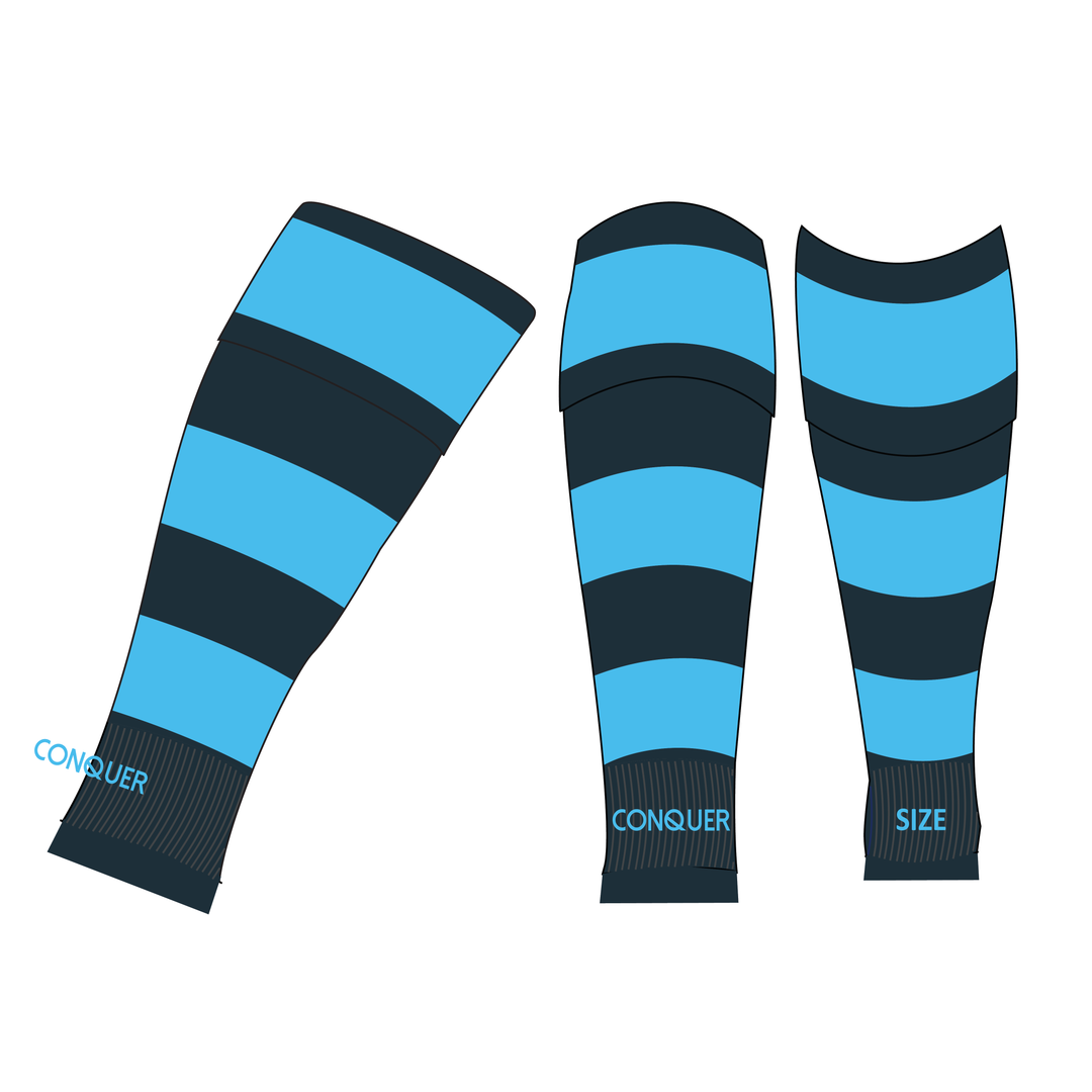 Trebanos RFC Kids Footless Rugby Socks