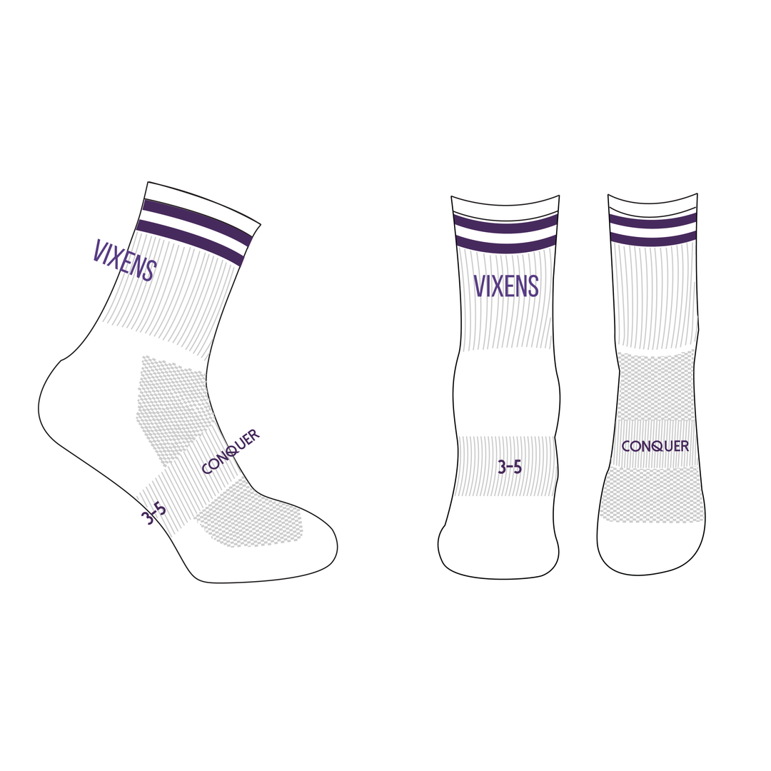 Valley Vixens Crew Socks
