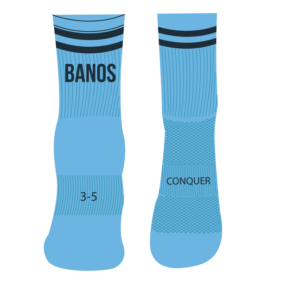 Trebanos RFC Crew Socks Light blue