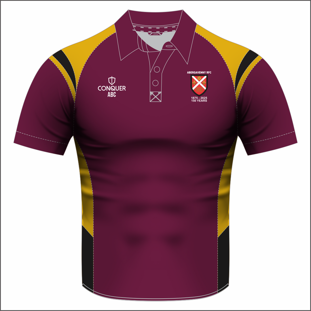 Abergavenny RFC Sublimated Polo Shirt (Kids)