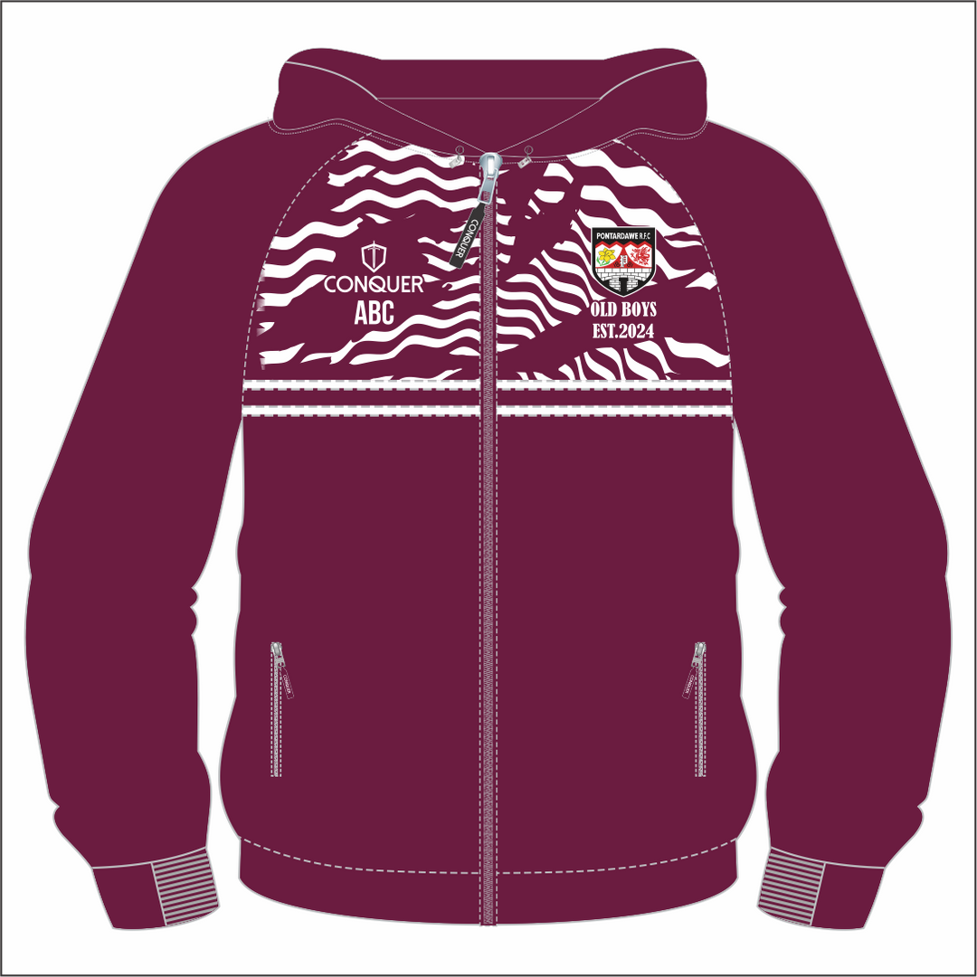 Pontardawe Old Boys FZ Hoodie