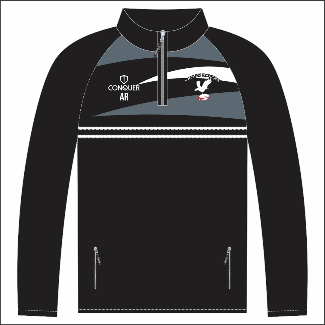 Valley Ravens RFC 1/4 Zip Midlayer