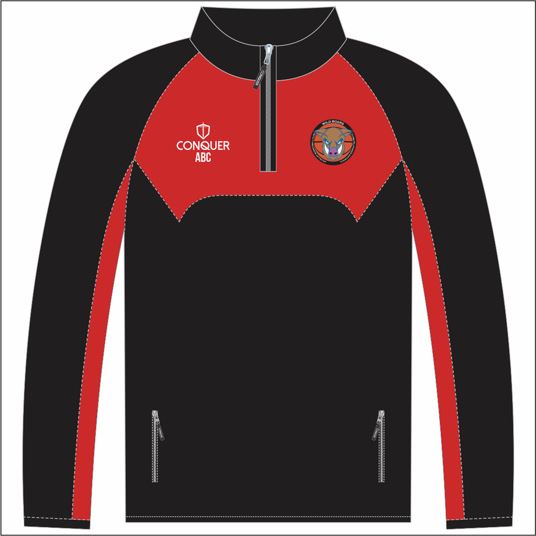Amman Valley Wildboars 1/4 Zip Midlayer (Kids)