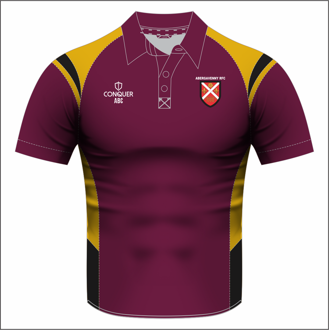 Abergavenny RFC Sublimated Polo Shirt