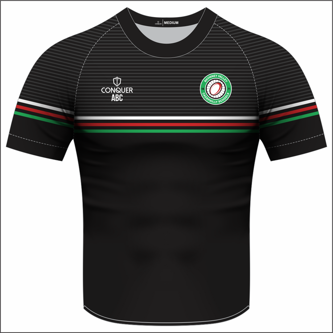 Rhymney Valley School  Sublimated T-Shirt Kids