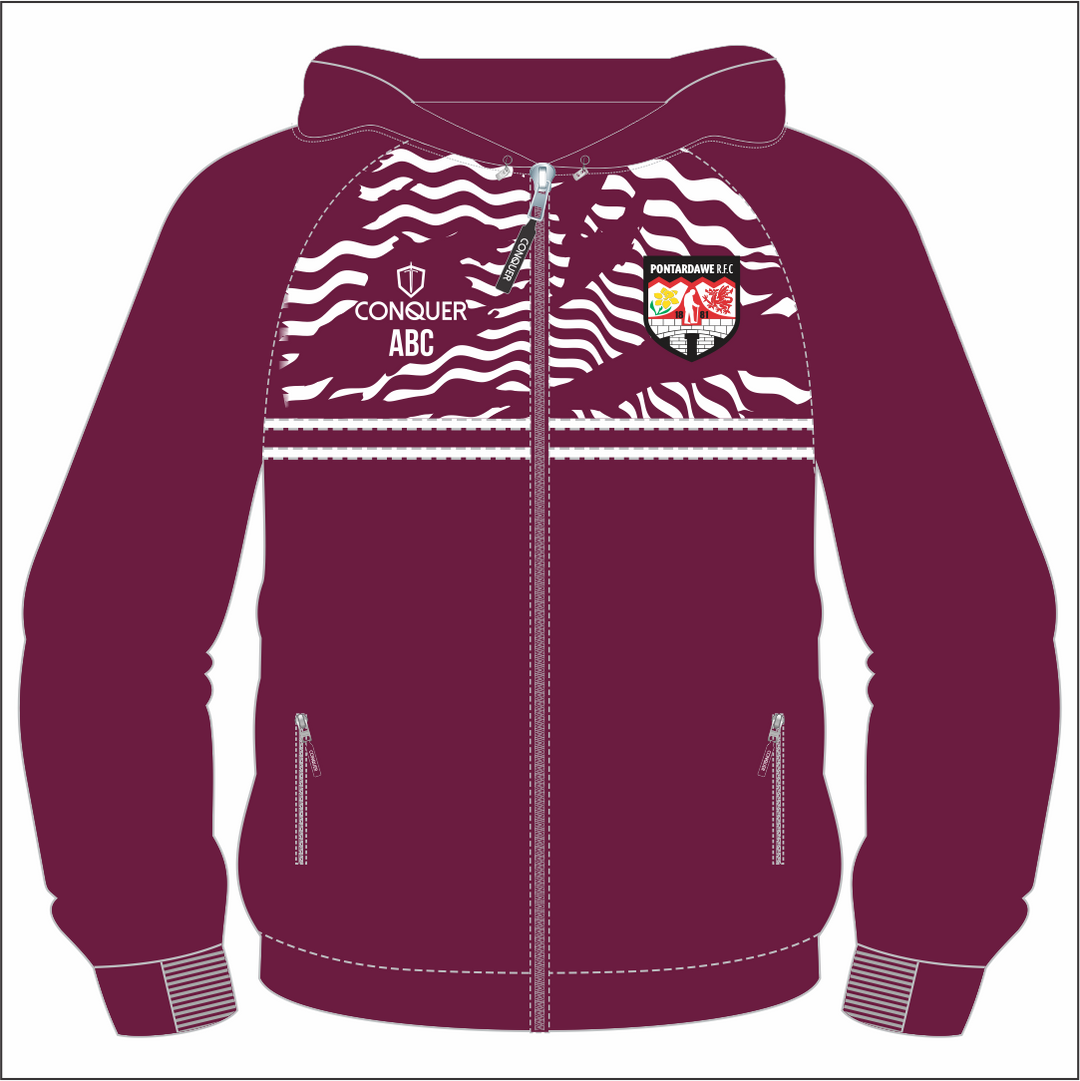 Pontardawe OLD BOYS Full Zip Hoodie