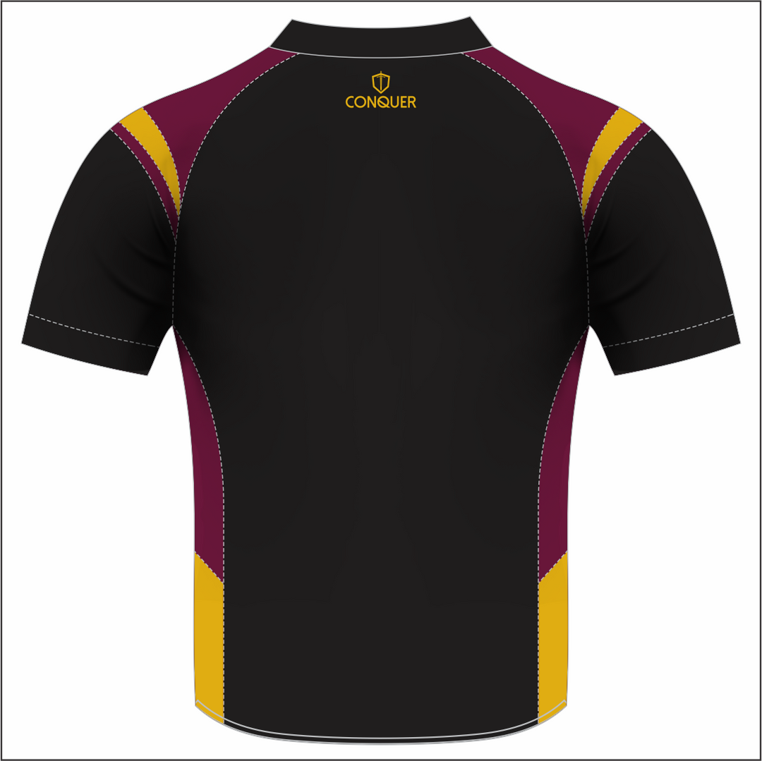 Pontarddulais Cricket Sublimated T-Shirt - Black