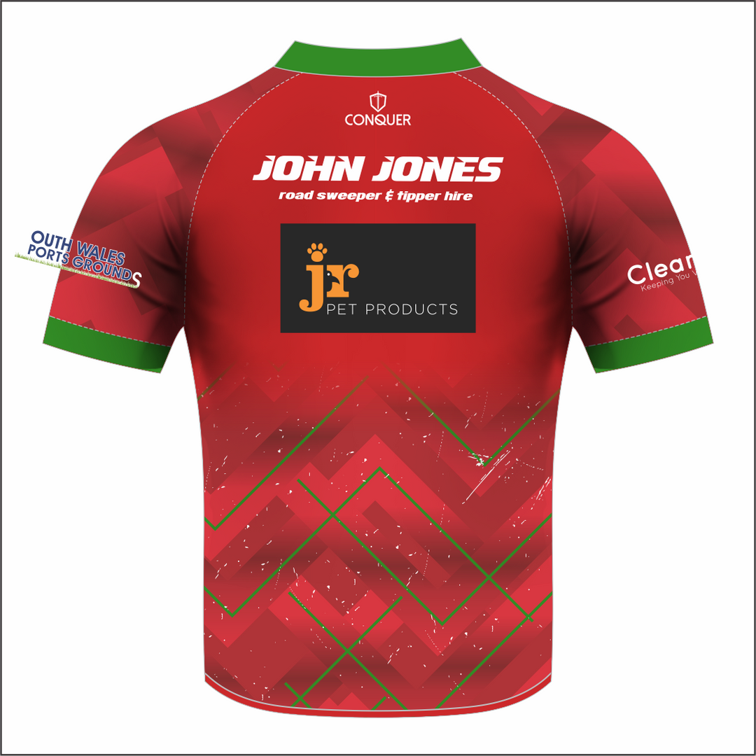 Llandovery RFC Sublimated T-Shirt - Red, 26/27