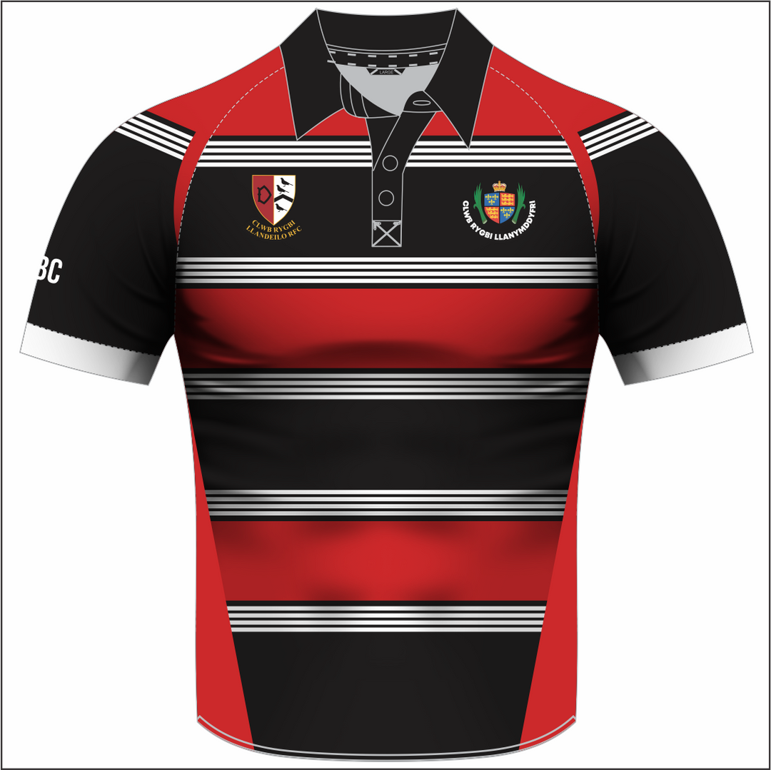 Llandeilo/Llandovery Sublimated Polo Shirt (Adults)