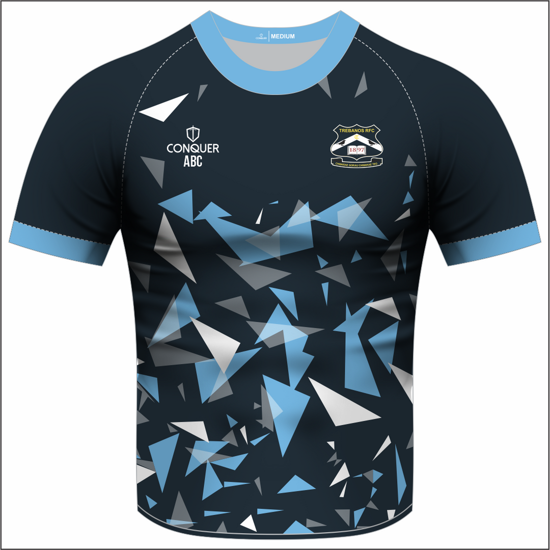 Trebanos RFC 26/27 Sublimated T-Shirt KIDS - Navy