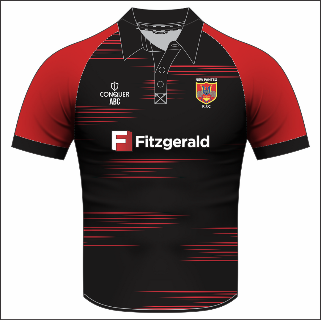 New Panteg Seniors RFC Sublimated Polo Shirt Kids