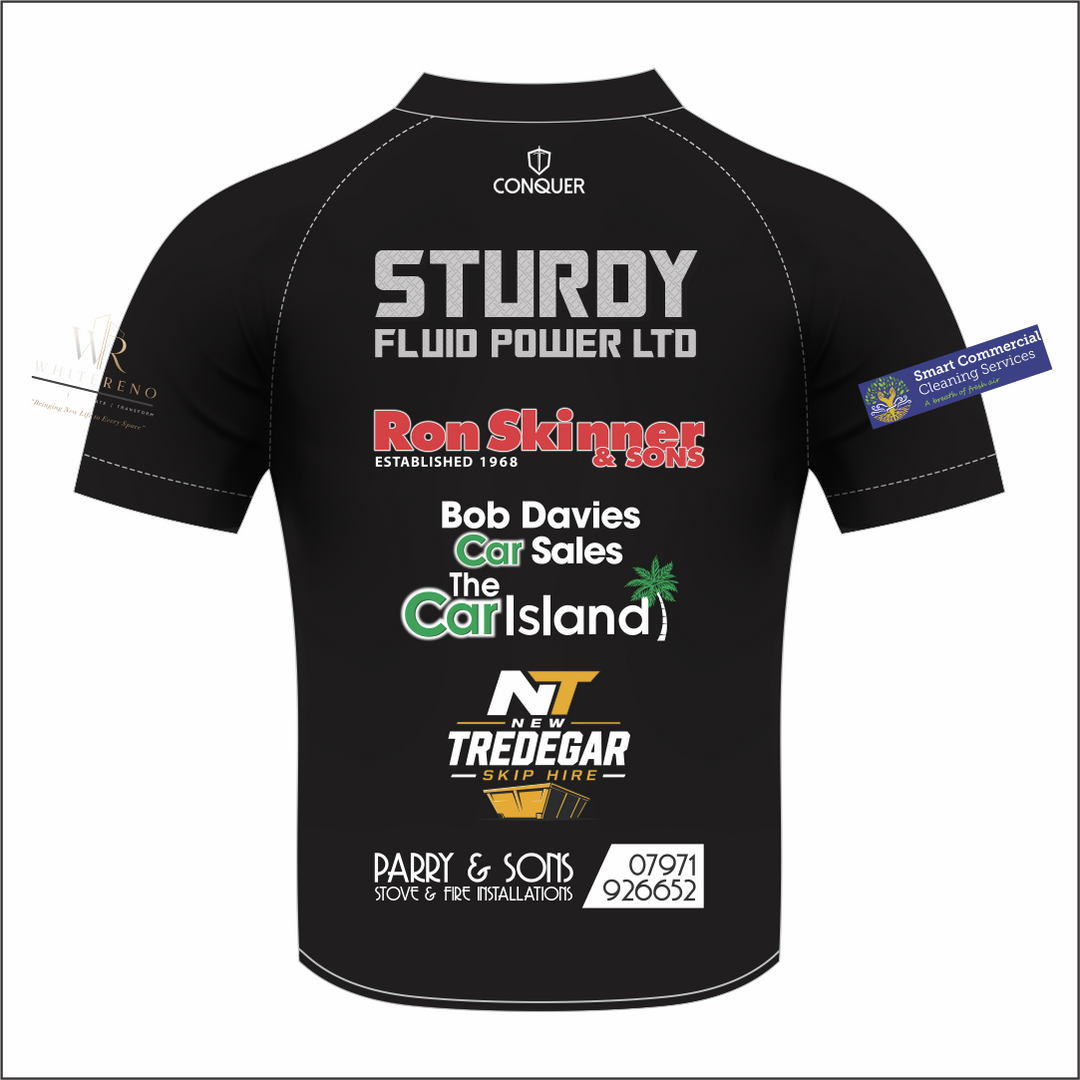 Rhymney RFC Sublimated T-Shirt - 26/27 (SPONSORS)