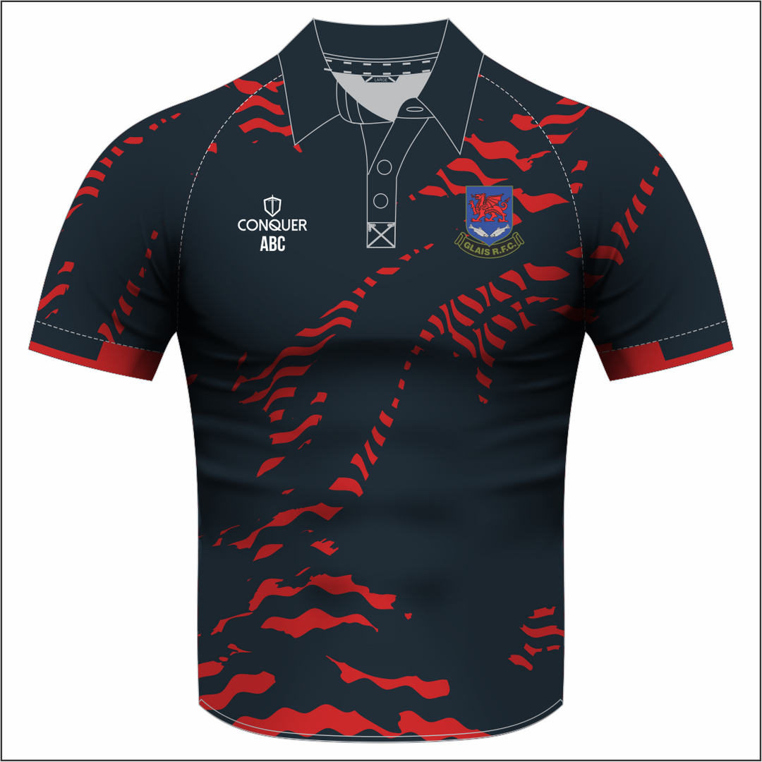 Glais RFC Sublimated Polo Shirt