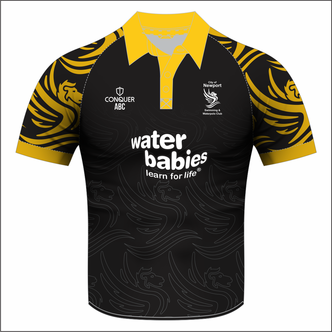 Newport Swimming Sublimated Polo Shirt Kids