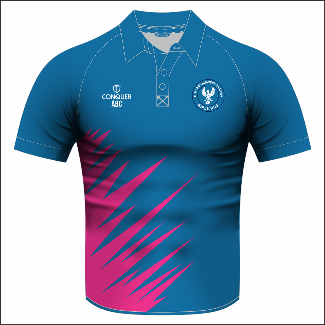 Haverfordwest Girls Hub Sublimated Polo Shirt Kids