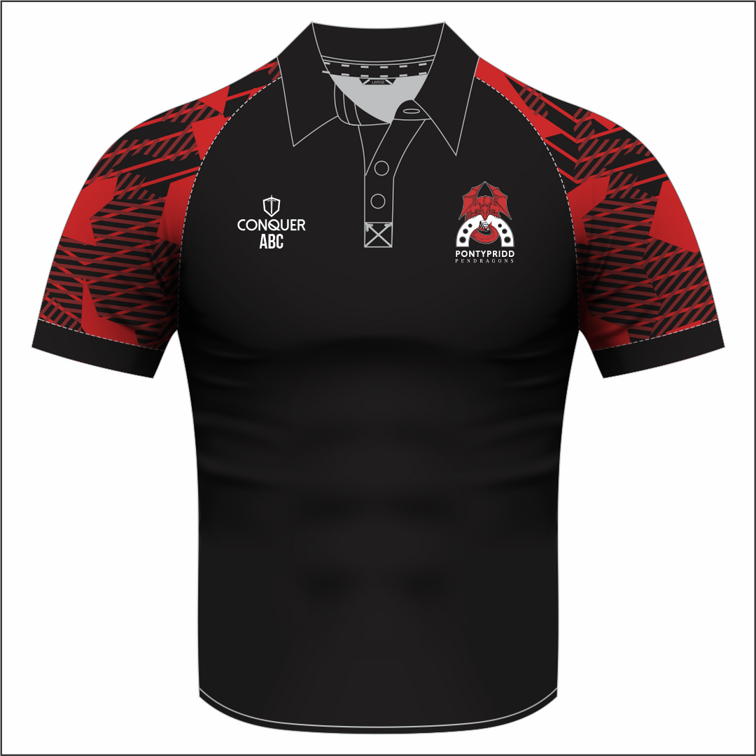 Pontypridd Pendragons Sublimated Polo Shirt