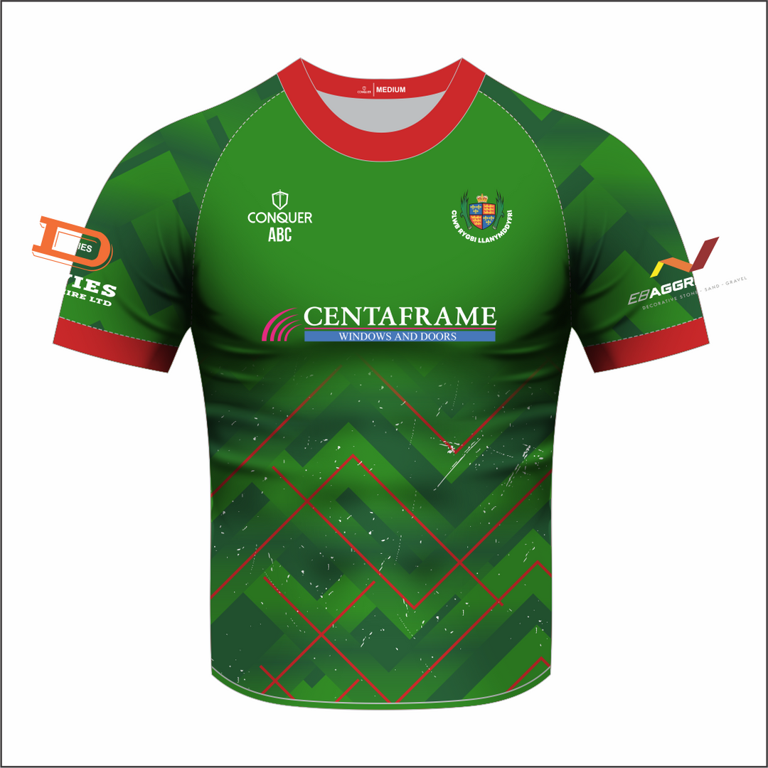 Llandovery RFC Sublimated T-Shirt - Green, 26/27