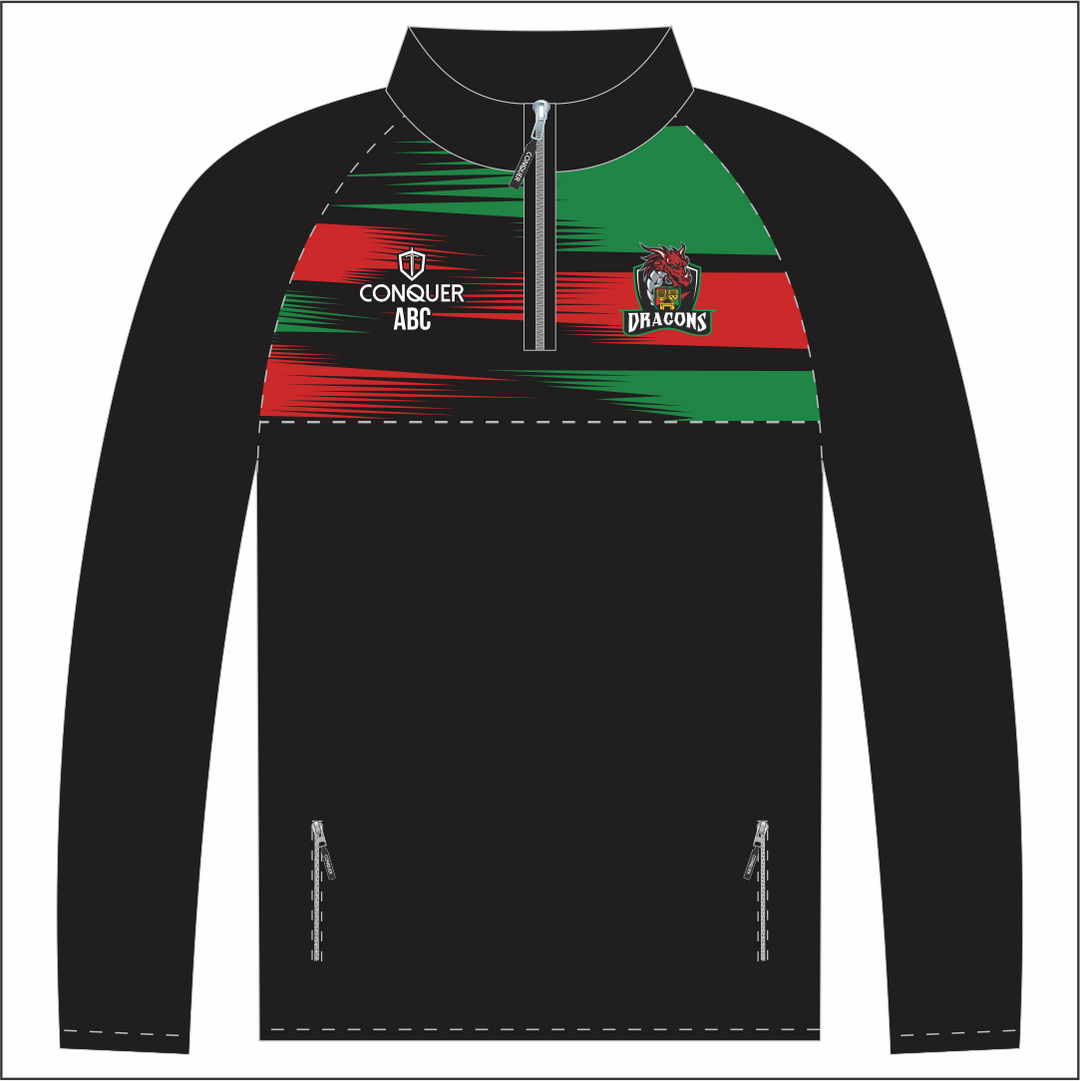 Dunvant Dragons 1/4 Zip Midlayer