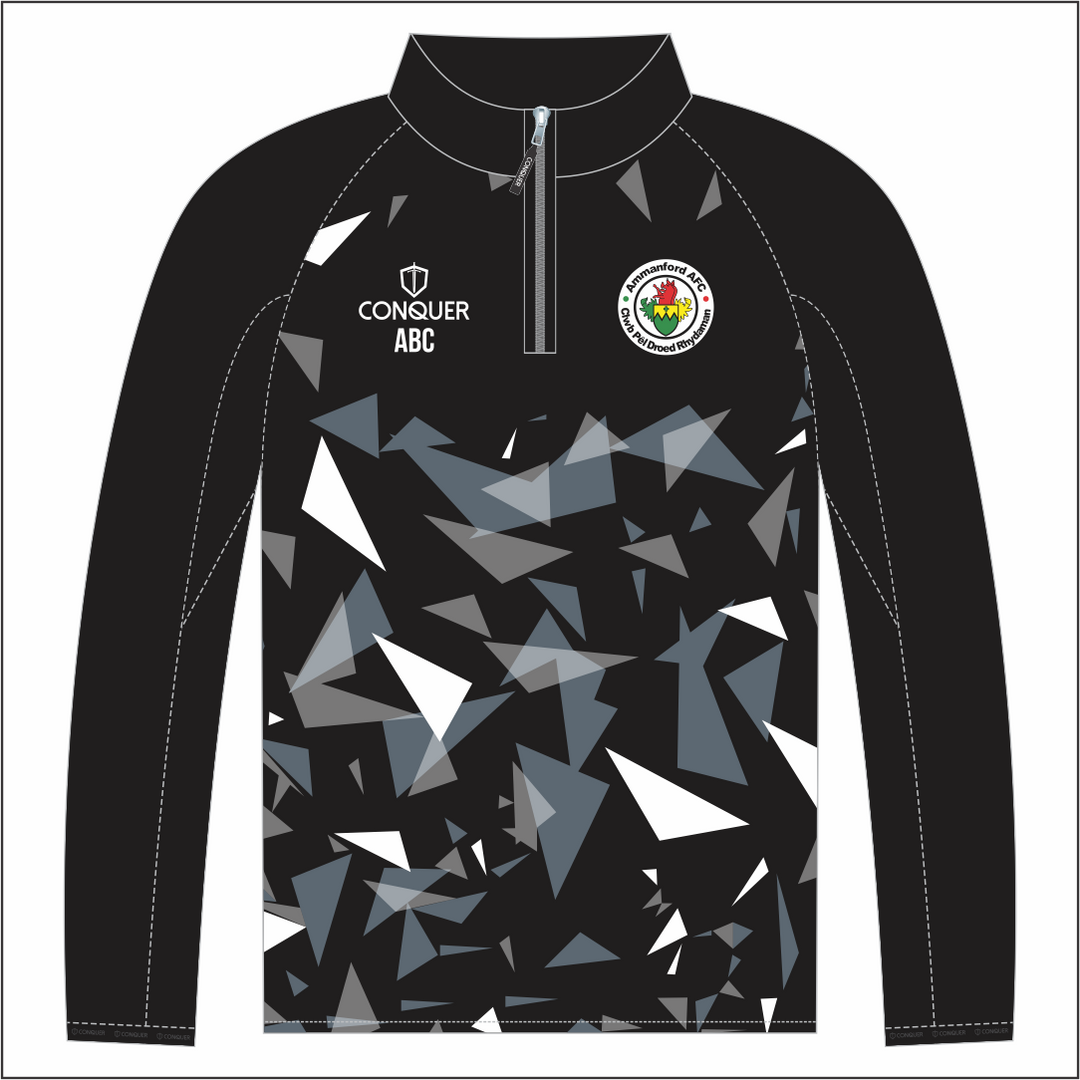 Ammanford AFC Juniors SEASON 25/26 1/4 Zip Midlayer (Adults)