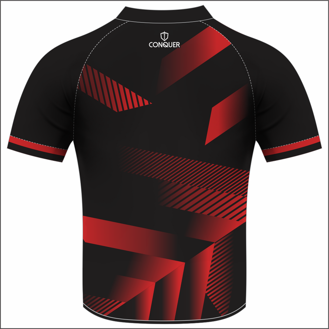 Newport Saracens RFC Sublimated T-Shirt (Red/Black)
