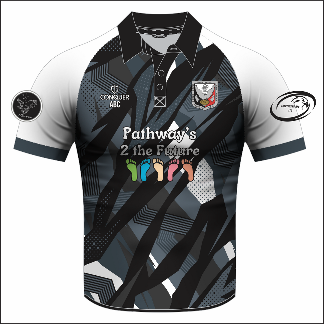 Abertysswg RFC Sublimated Polo Shirt Kids
