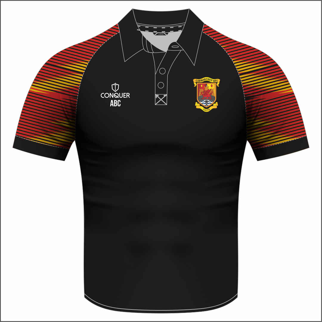Carmarthen Quins RFC 26/27 Sublimated Polo Shirt