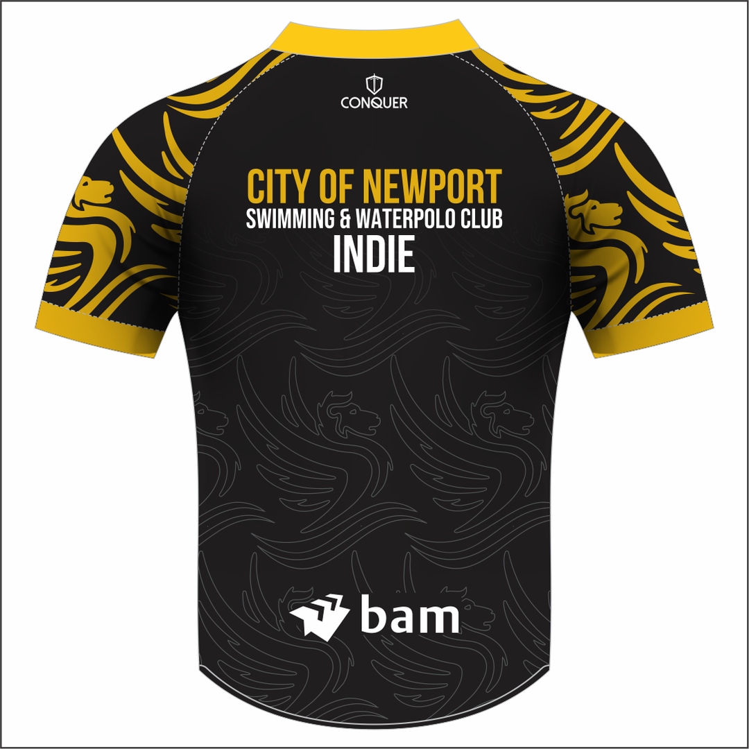 Newport Swimming Sublimated Polo Shirt Kids
