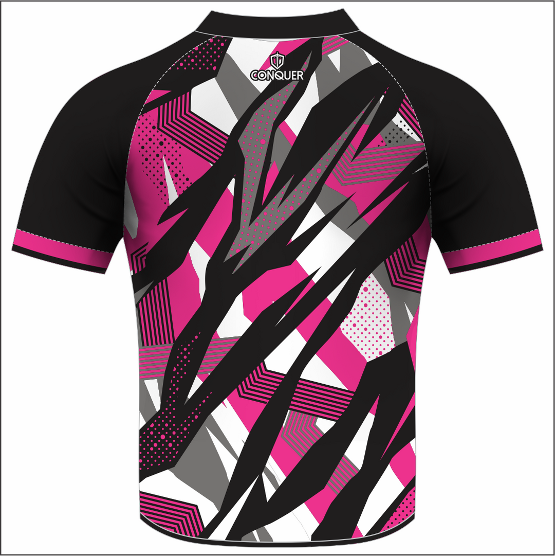 Tumble United Ladies Sublimated T-Shirt KIDS - Pink/Pattern