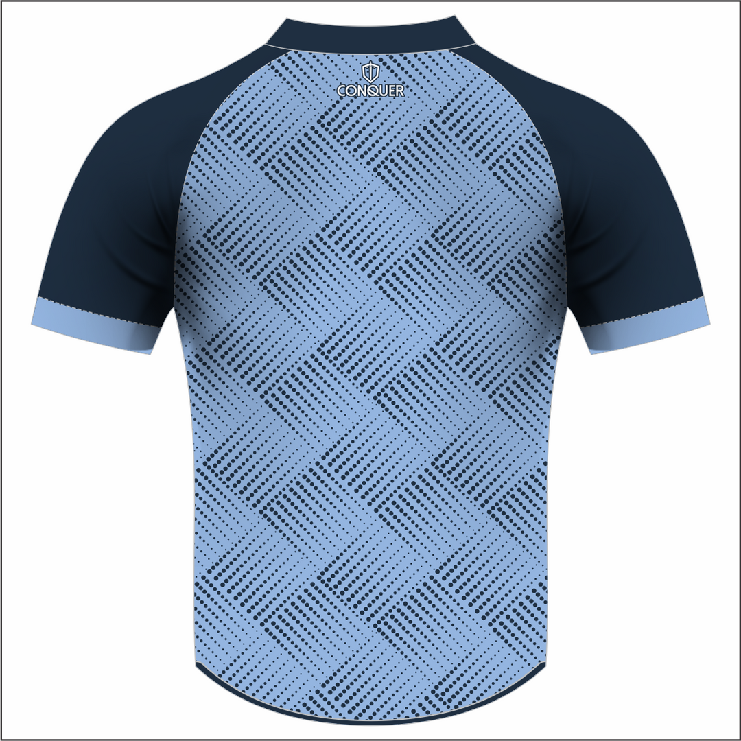 Clwb Criced Bronwydd Sublimated Polo Shirt KIDS - Plain