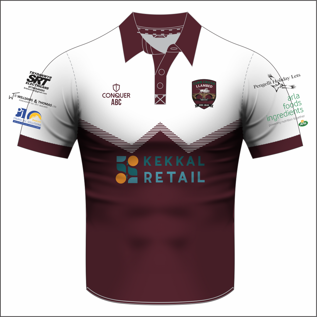 Clwb Criced Llambed Polo Shirt