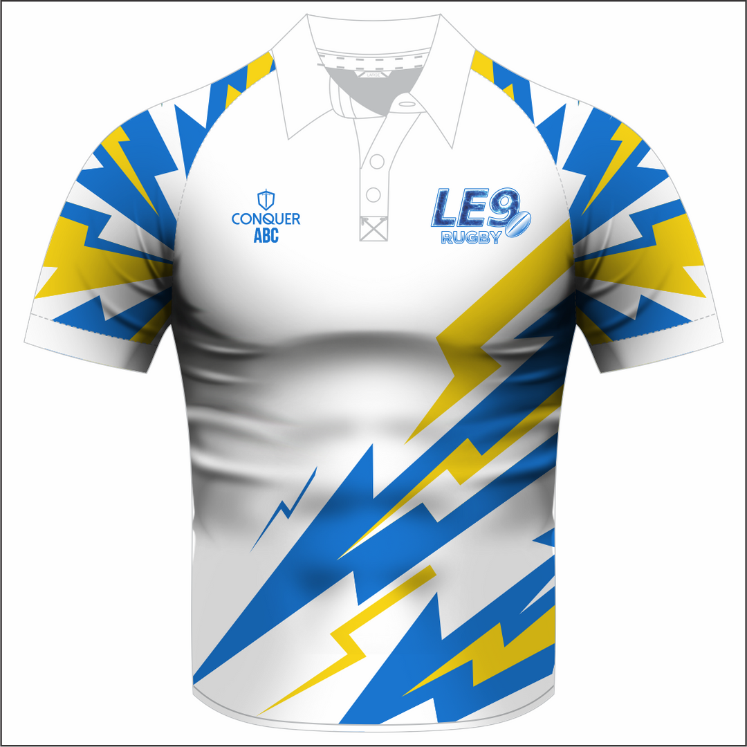 LE9 Rugby Sublimated Polo Shirt
