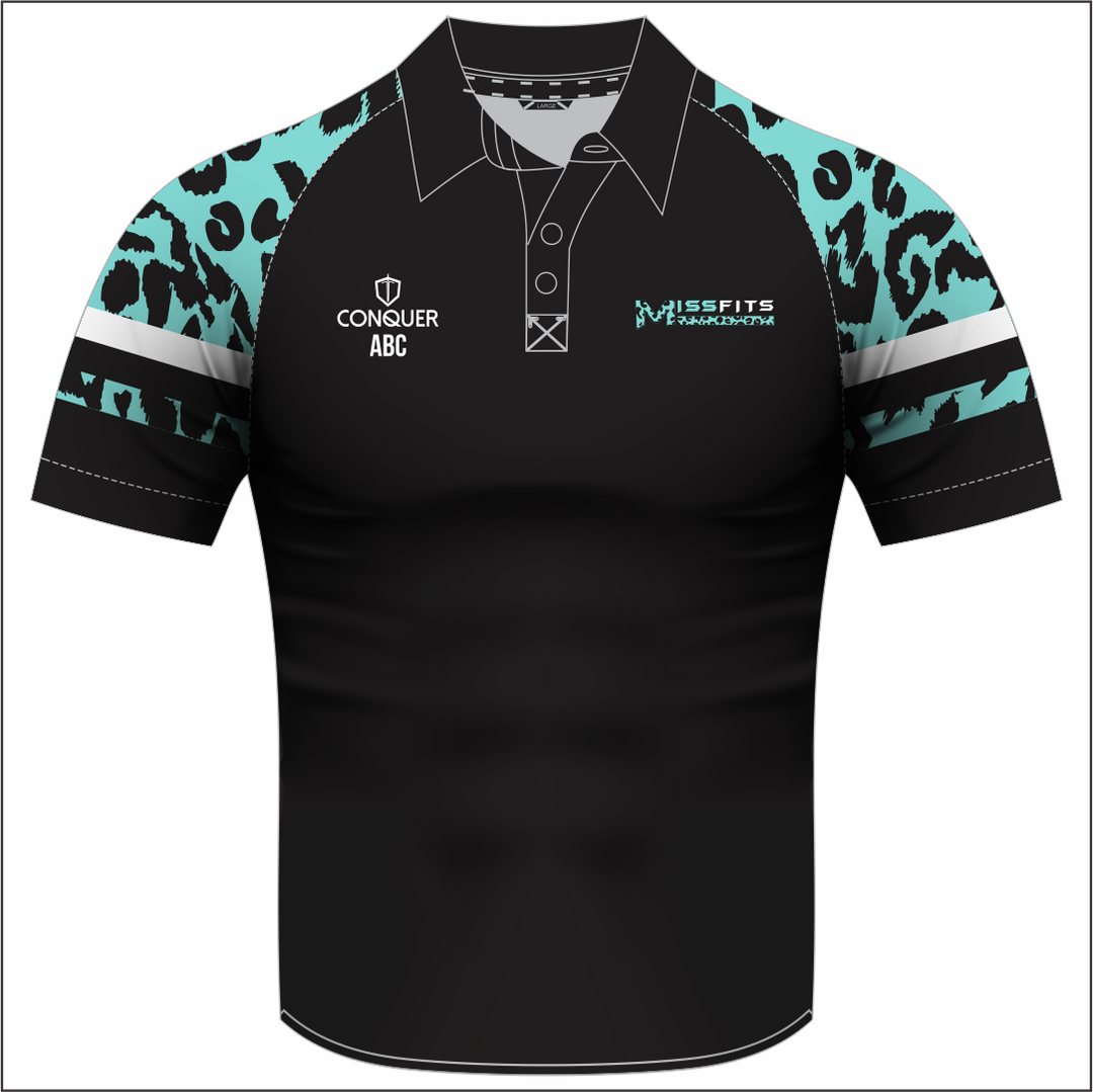 MissFits Sublimated Polo Shirt Kids