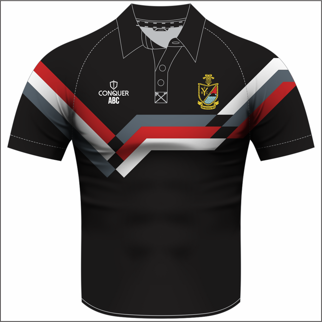 Ynysddu RFC Sublimated Polo Shirt KIDS