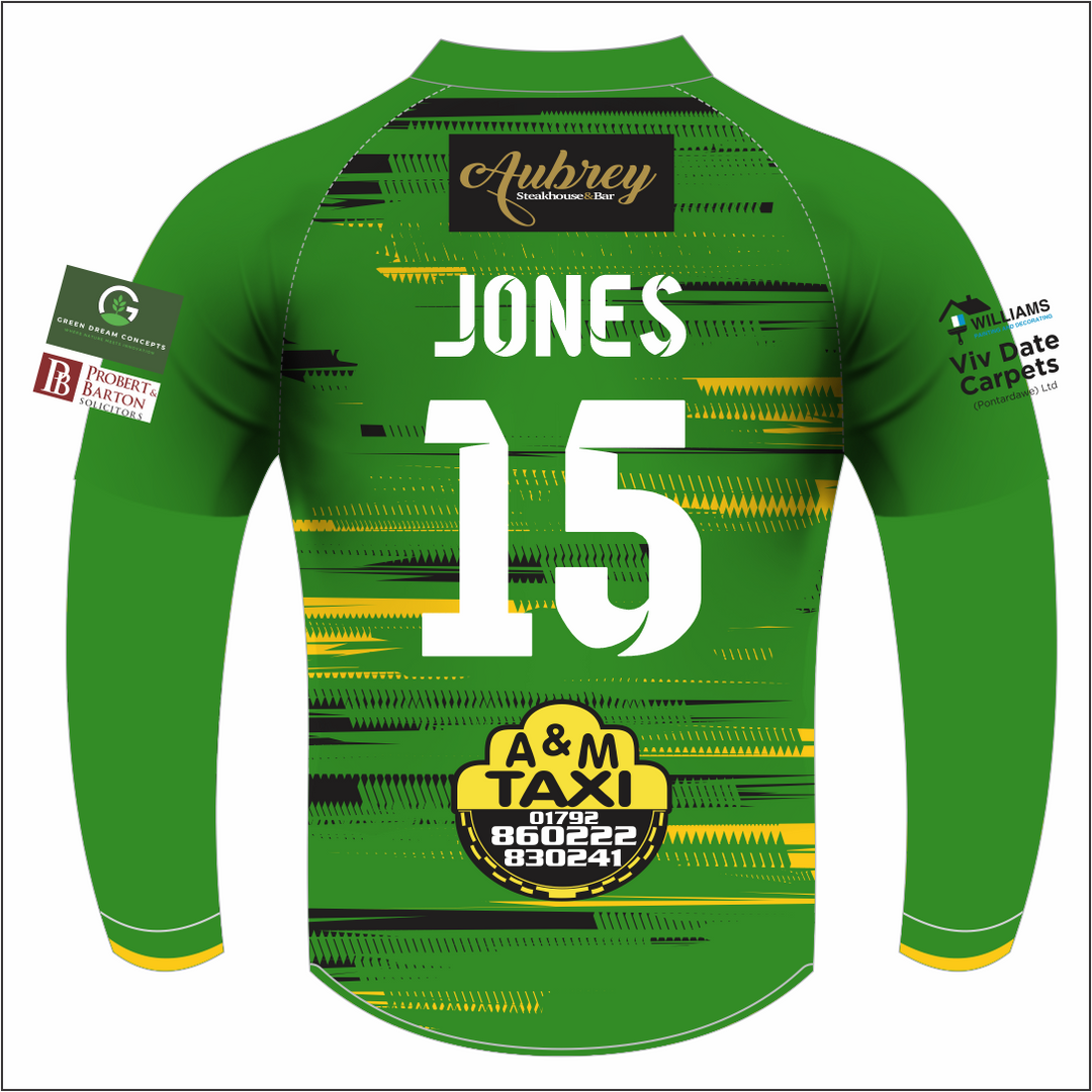 Pontardawe Cricket Sublimated Long Sleeved Playing Shirt