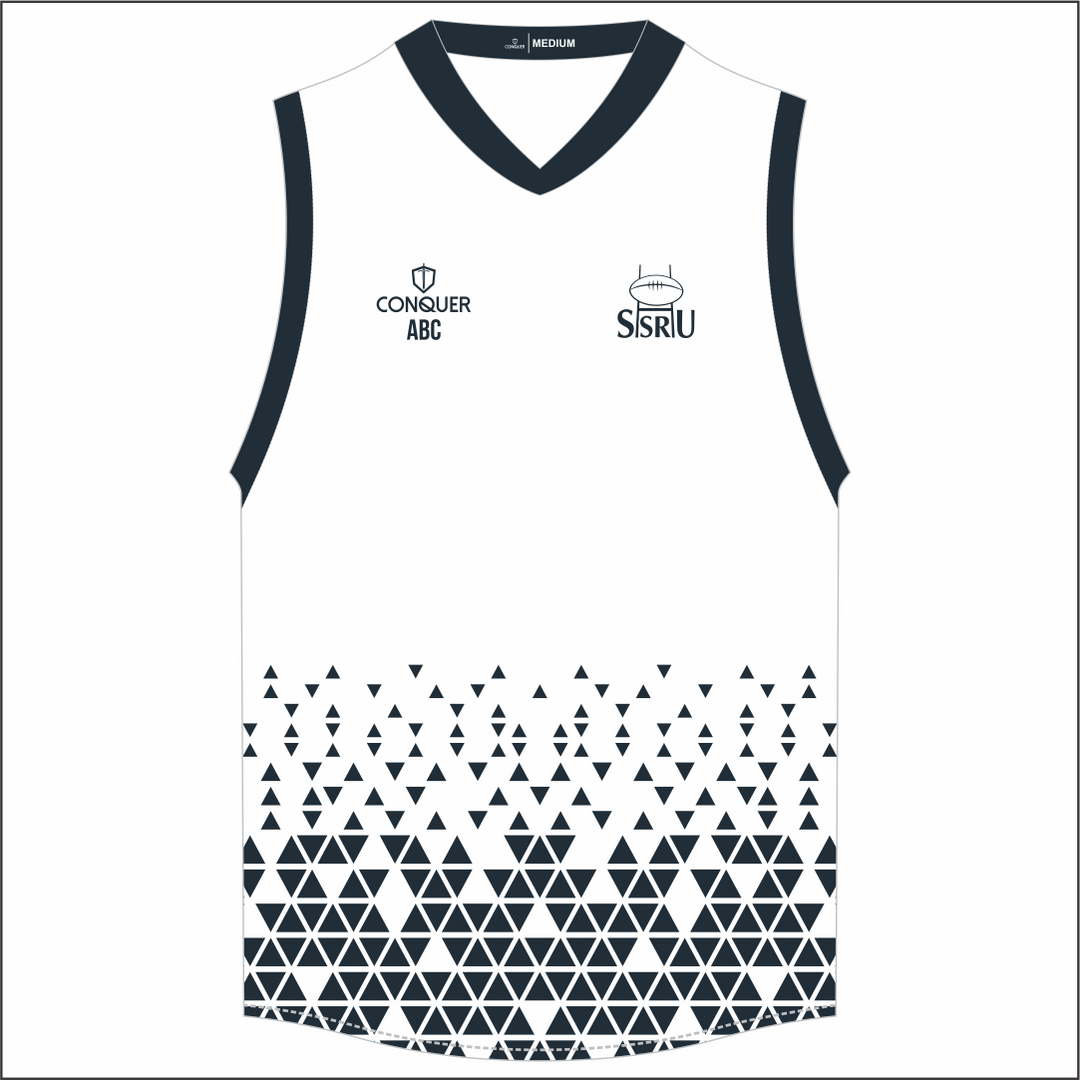 SSRU U16s (Whites EAST) Sublimated Aussie Vest KIDS