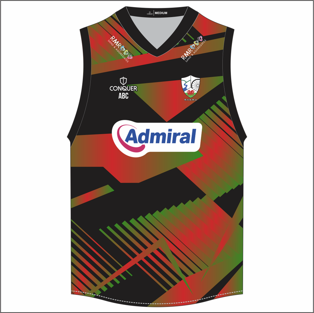 Rhymney Valley SCHOOLS Sublimated Aussie Vest KIDS