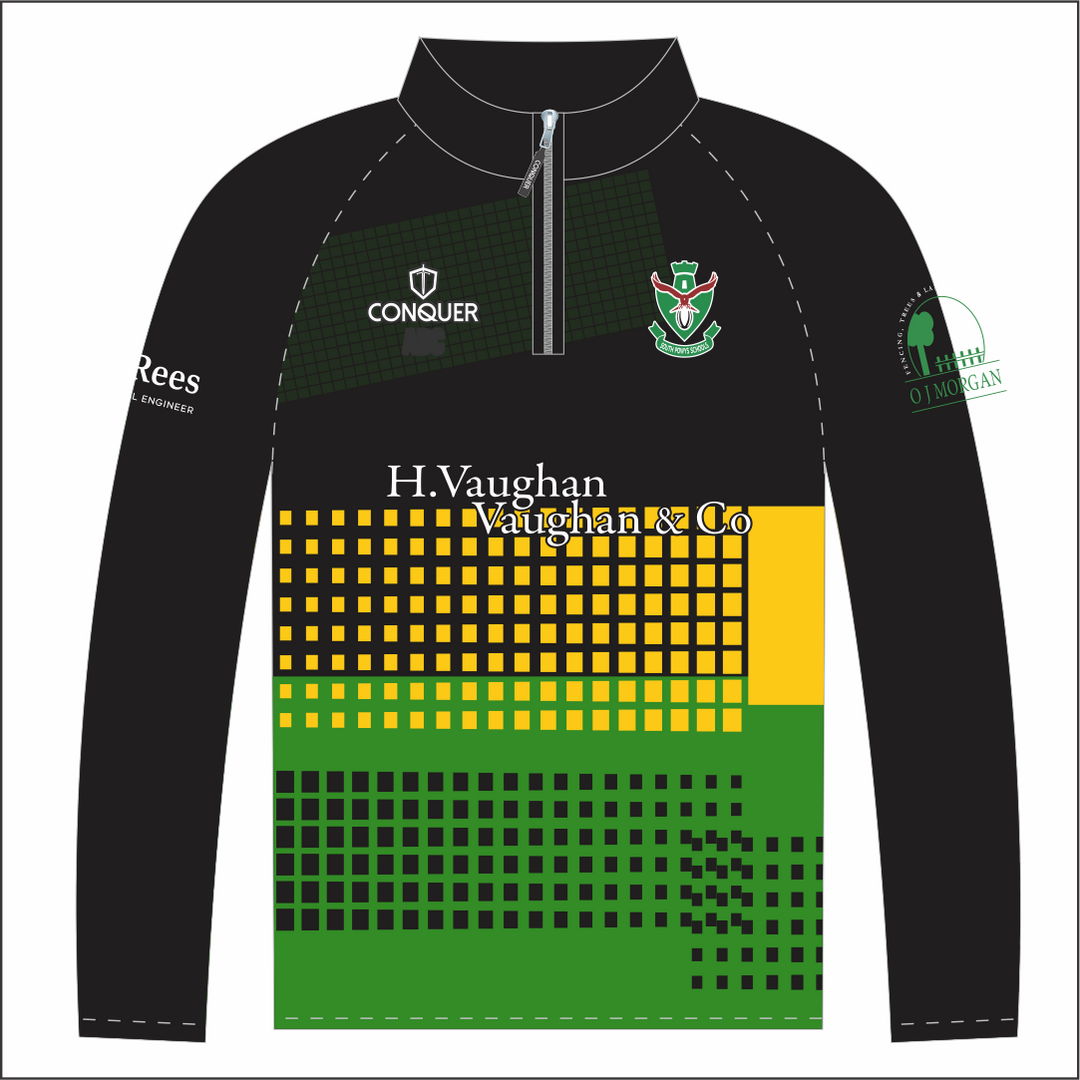 South Powys District PRO 1/4 Zip Midlayer Kids
