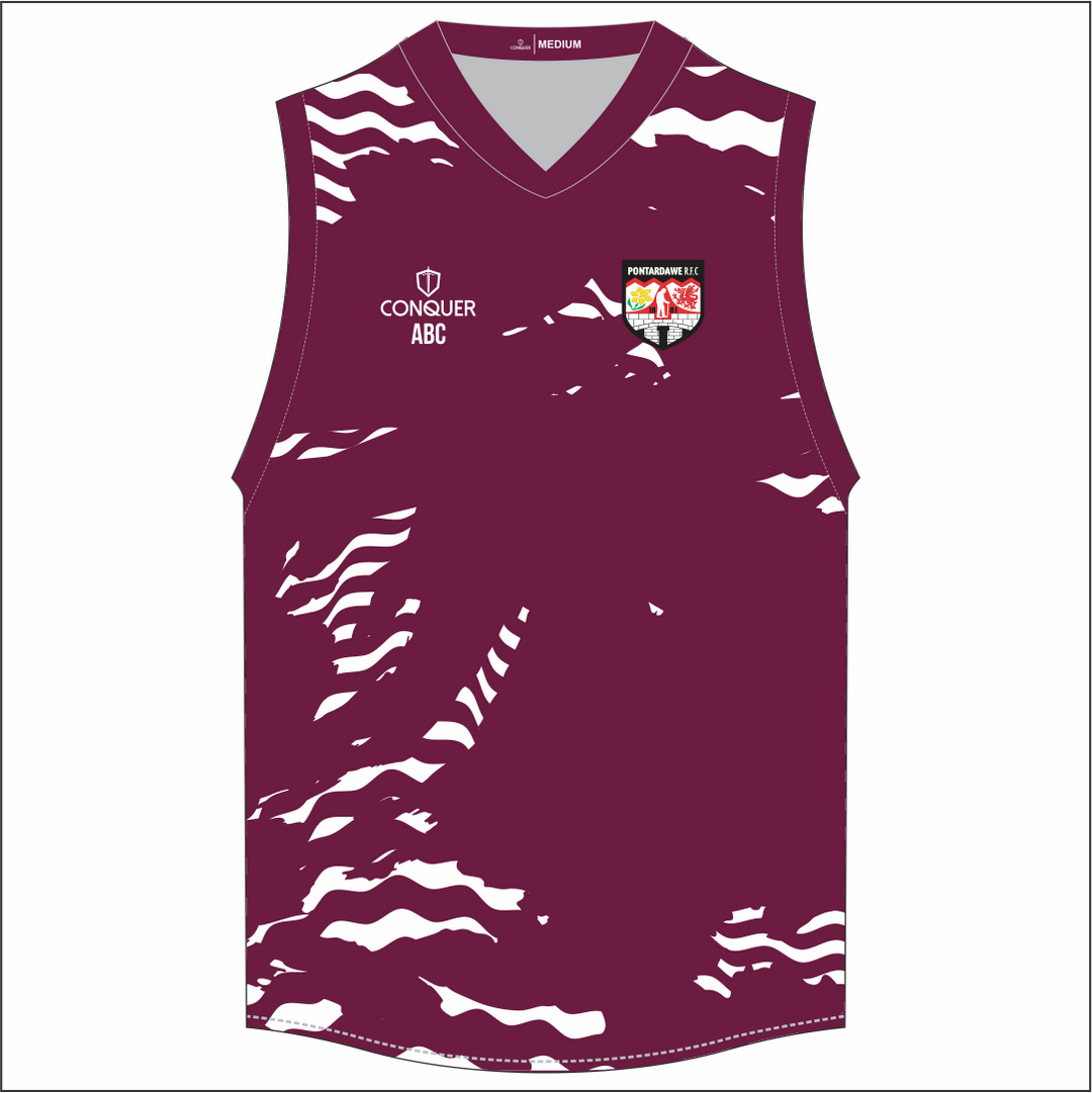 Pontardawe OLD BOYS Sublimated Aussie Vest