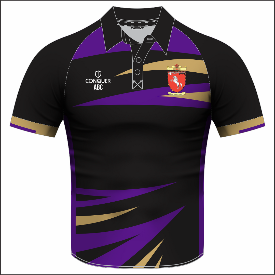 Crynant RFC Sublimated Polo Shirt
