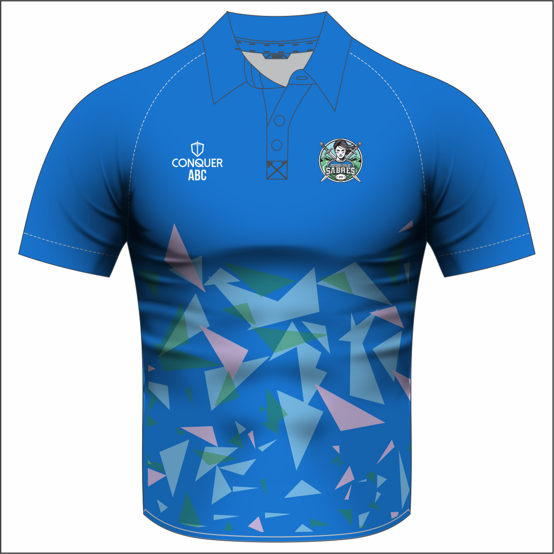 Swansea Valley Sabres Sublimated Polo Shirt (Kids)