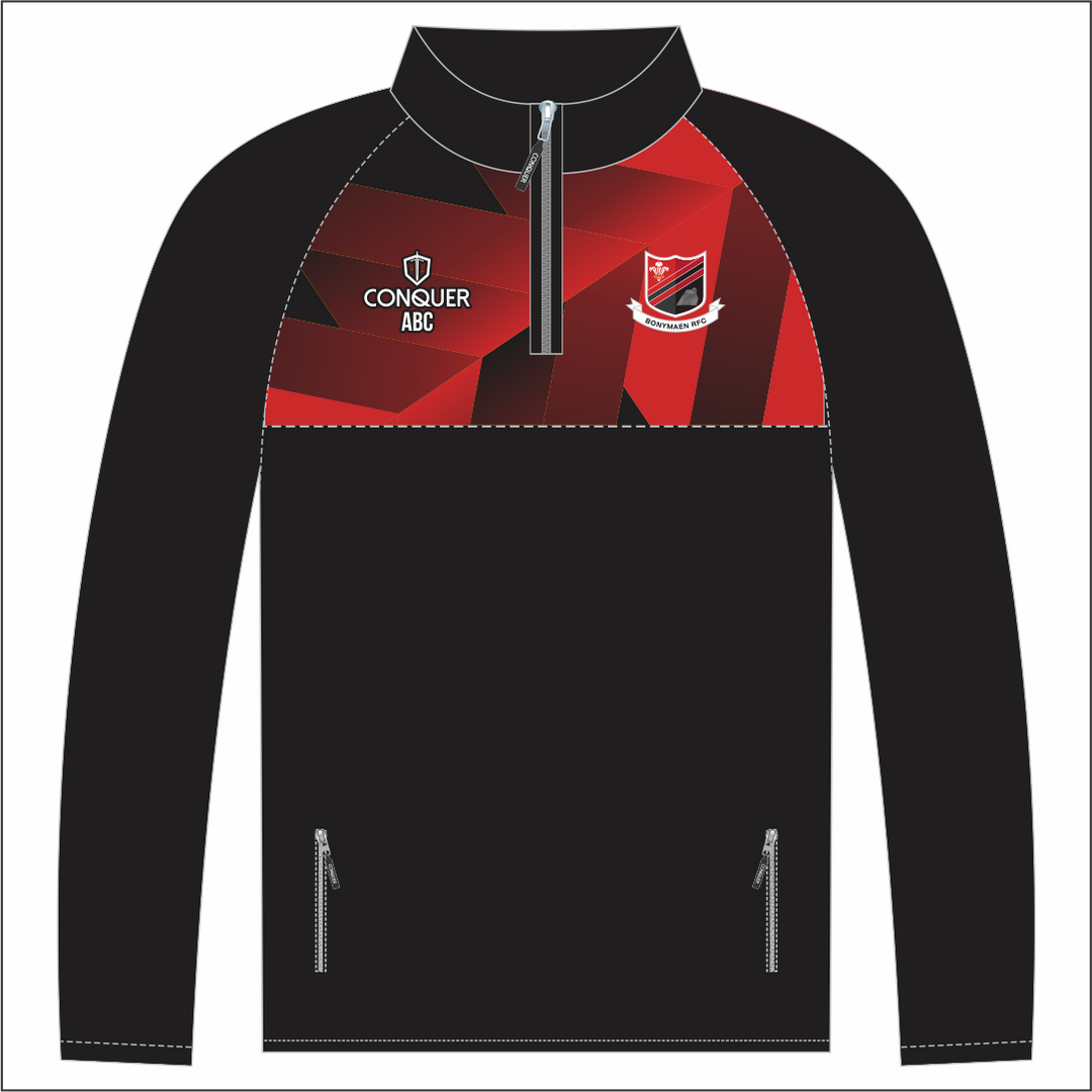 Bonymaen RFC U14 1/4 Zip Midlayer