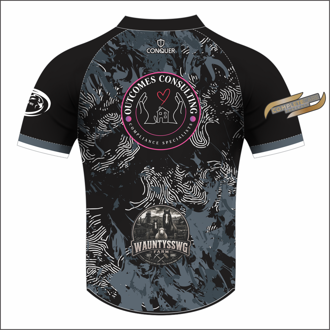 Abertysswg RFC Sublimated Polo Shirt KIDS
