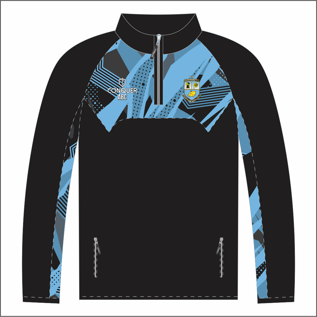 Ammanford RFC 1/4 Zip Midlayer (Kids)