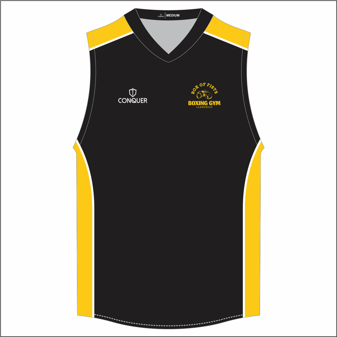 Box Of Fists Sublimated Aussie Vest Kids