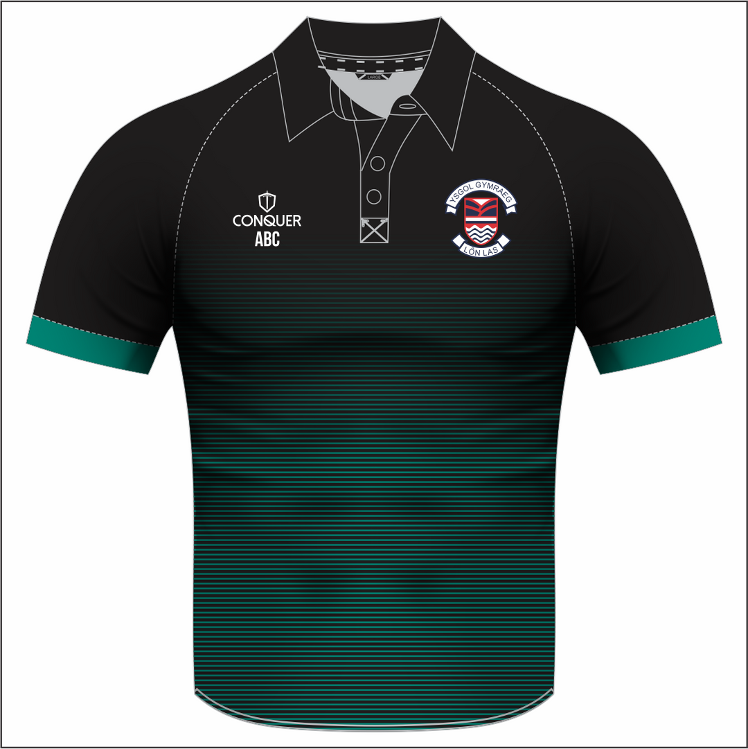 Ysgol Gymraeg Lon Las Sublimated Polo Shirt