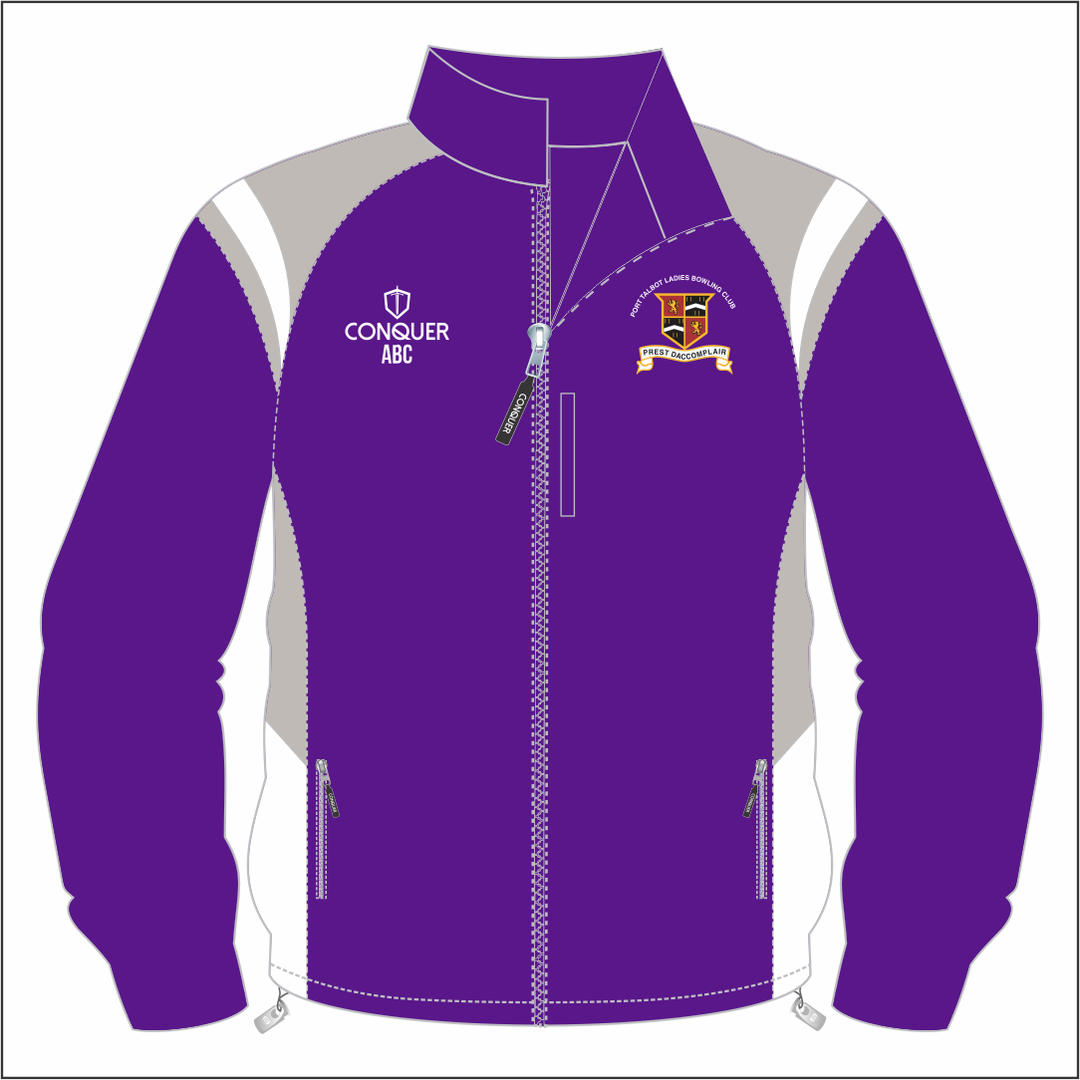Port Talbot Ladies Bowls Sublimated Rain Jacket