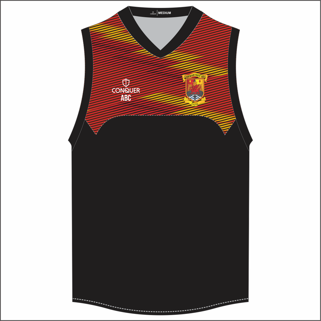 Carmarthen Quins RFC 26/27 Sublimated Aussie Vest