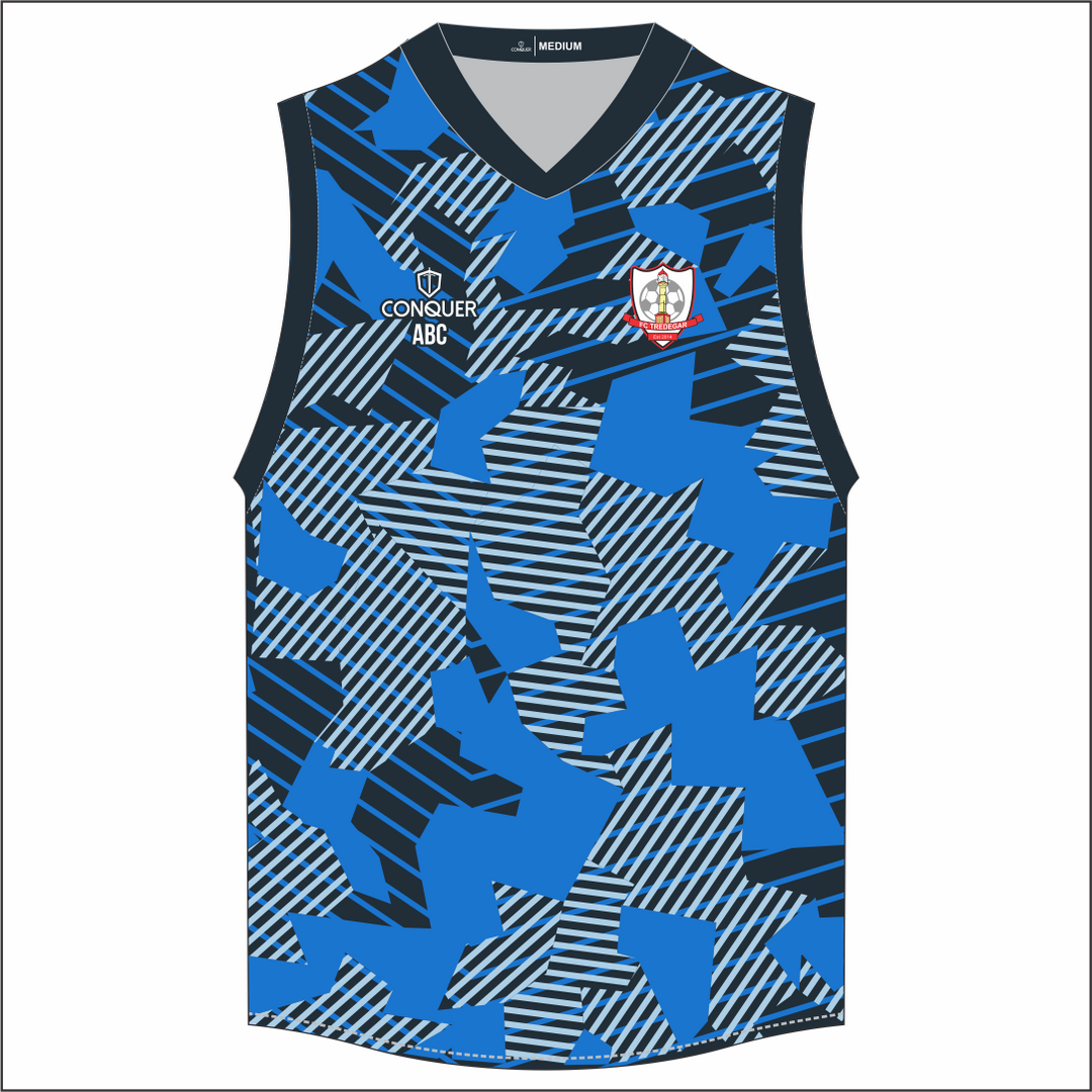 FC Tredegar Minis & Juniors Sublimated Aussie Vest KIDS
