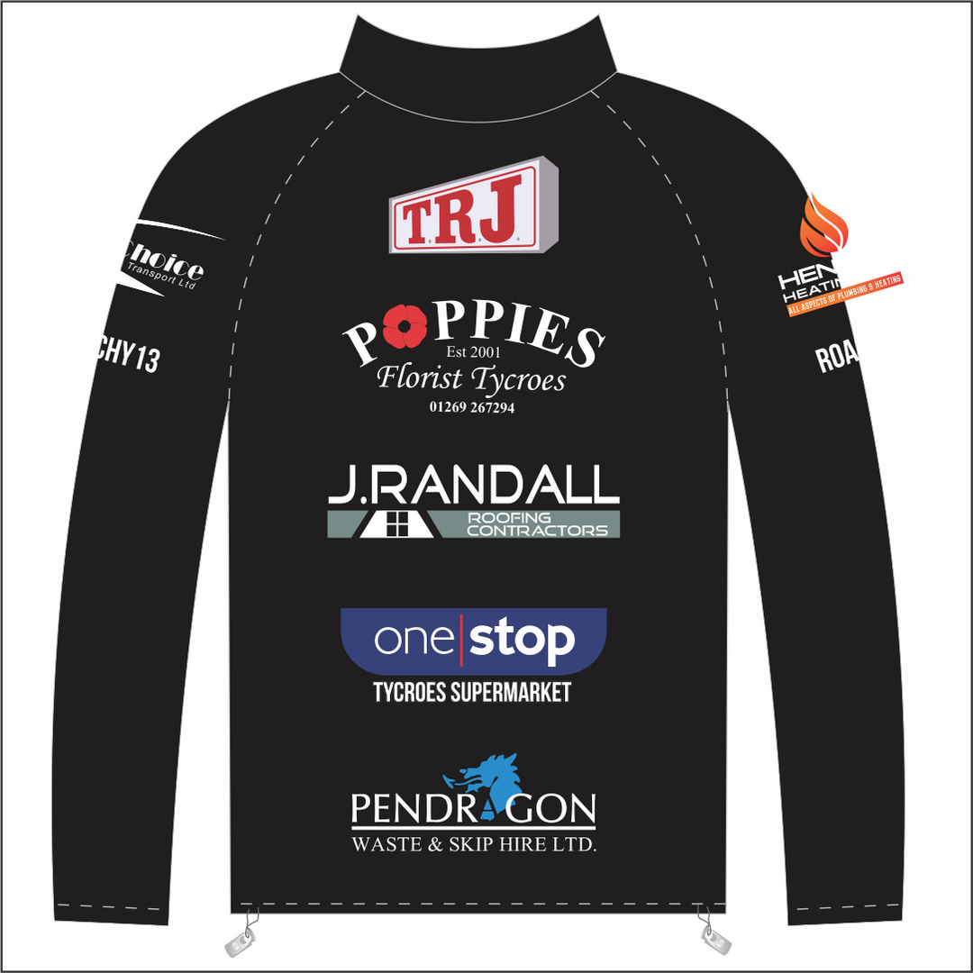 Tycroes RFC 1/4 Zip Midlayer Kids